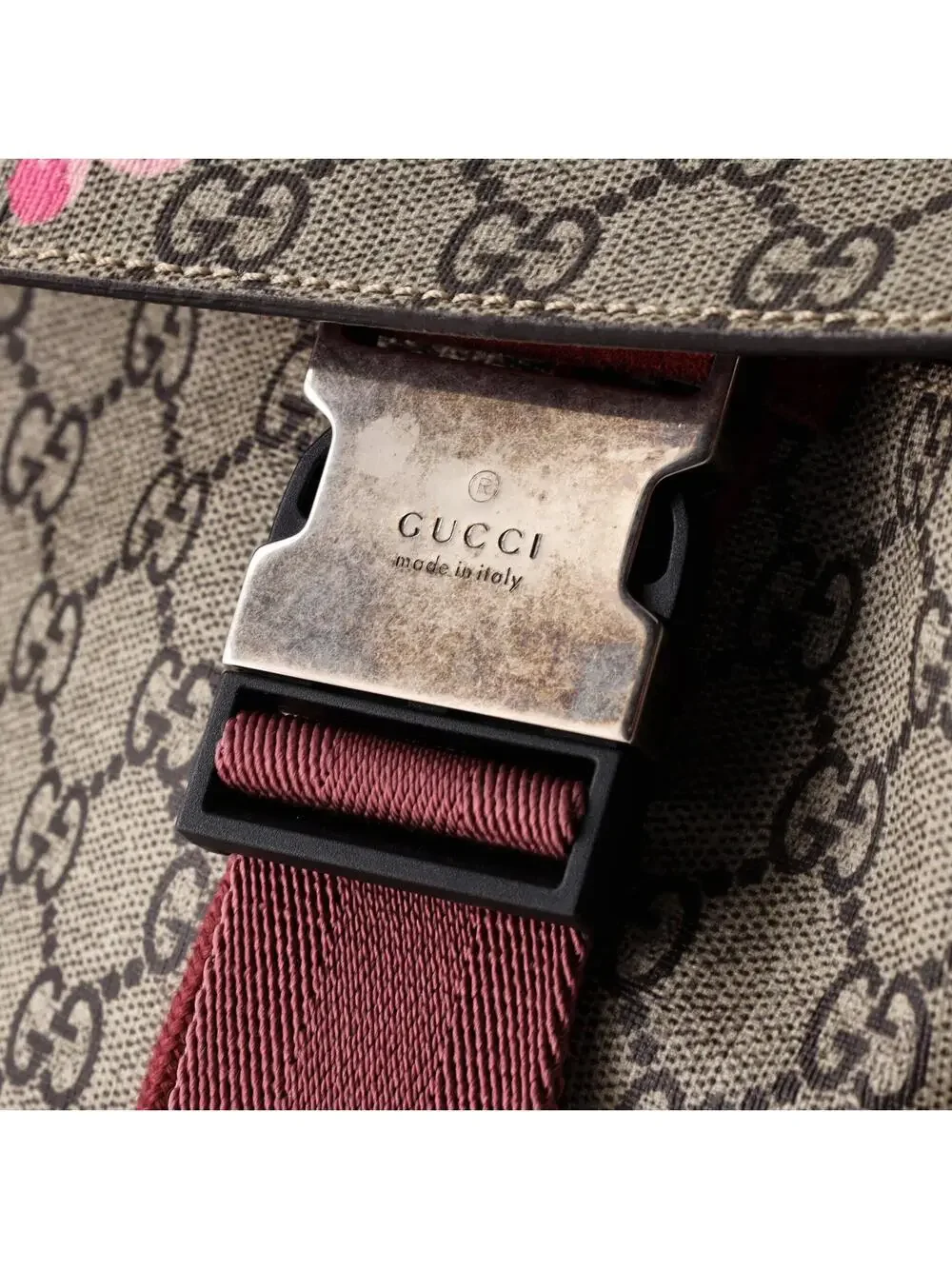 Gucci Buckle Backpack Blooms Print Gg #295088G12B